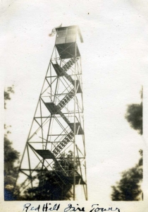 Red Hill Fire Tower provided by Time and the Valleys Museum