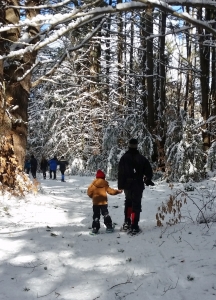 Snowshoe with a Child